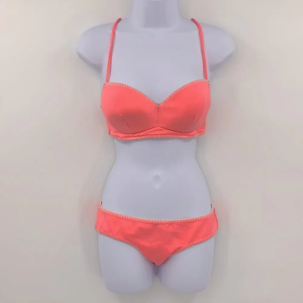 Victoria’s Secret Color‎ Bikini Sz 32D Small.